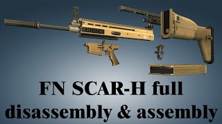 FN SCARH full disassembly amp assembly [upl. by Terence601]