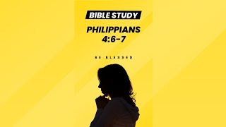 Philippians 4 6 7 Bible Study  Finding Peace IN The Storm [upl. by Atiuqehs67]