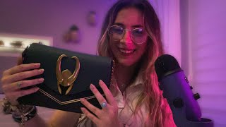 ASMR my birthay presents🥳 tapping amp scratching🎁 whispers [upl. by Anytsyrk]