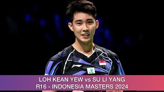 Loh Kean Yew vs Su Li Yang  Badminton 2024 [upl. by Hodgson153]