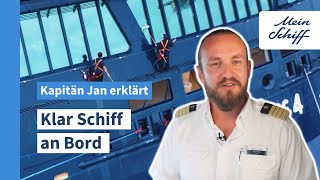 Kapitän Jan erklärt Großputz an Bord der Mein Schiff Flotte I Mein Schiff [upl. by Tarton]