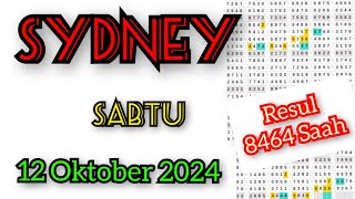 Tarikan Paito Sydney Sabtu 12 Oktober 2024prediksi sdy hari inirumus jitu Sdy [upl. by Yuma]