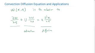 The Advection Diffusion Equation [upl. by Annoled]