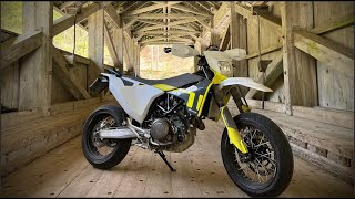 Supermoto for short Rider Part 1  Lowered Husqvarna 701 [upl. by Nace]