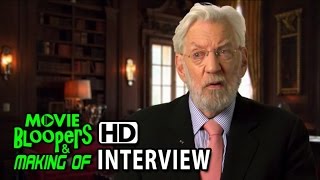 The Hunger Games Mockingjay  Part 1 2014 Interview  Donald Sutherland President Snow [upl. by Ahsratan519]