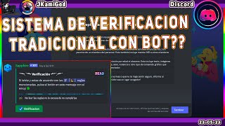 🟣Sistema de verificación con bot junto a las Incorporaciones y panel de reglas💠 Discord 📡 [upl. by Orlando32]