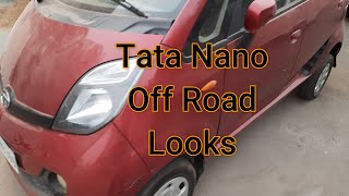 Tata Nano  Off Road Looks  Subscribe [upl. by Ecirtram]