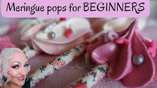 Yummy Meringue Pops The Perfect Cake And Cupcake Decorations [upl. by Ilbert]