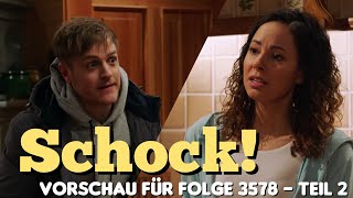 Schock  Vorschau für Folge 3578  Teil 2  Sturm der Liebe [upl. by Neelat773]