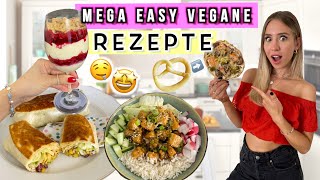 KOCHEN GEGEN LANGEWEILE 🥗🥙  einfache vegane Rezepte für Anfänger  Cali Kessy [upl. by Aivekal]