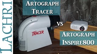 Artograph Tracer and Inspire 800 projectors w Lachri [upl. by Barton]