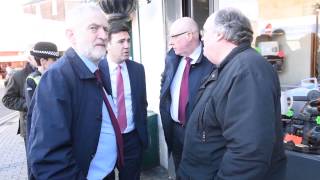 Jeremy Corbyn surprises Willenhall residents with West Midlands visit [upl. by Kcirdor545]