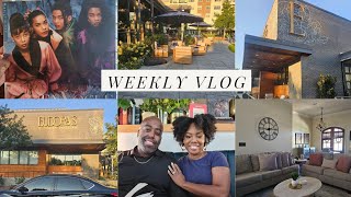 VLOG  BOX BRAIDSFAIL  TRYING A NEW RESTAURANT  AMAZON PACKAGES  TIDYING THE LIVING ROOM amp MORE [upl. by Aciras737]