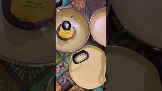 Cookware set unboxing  new cookware set  nonstick cookware set  nonstickcookware foodies [upl. by Gniw327]