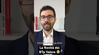 Novità btpvalore con la cedola trimestrale investimenti investimentisicuri btp [upl. by Ydnerb598]