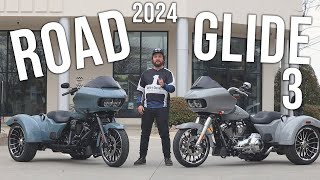 2024 HarleyDavidson Road Glide 3  Trike Review [upl. by Aral]