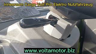 Innenraum Cargo Volt Pro Elektro Nutzfahrzeug [upl. by Bria185]