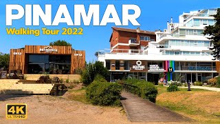 Caminando por PINAMAR Walking Tour 4K  Verano 2022 [upl. by Galina]