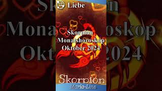 Skorpion LIEBE ❤️ Horoskop Oktober 2024 [upl. by Worth468]