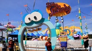 HD Super Silly Fun Land  Swirly Swirly Ridethrough  Universal Studios Hollywood [upl. by Barron]