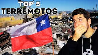 ESPAÑOL REACCIONA  TOP 5 TERREMOTOS MAS FUERTES DE CHILE DESDE 2010  TERRIBLE  chile reaccion [upl. by Nachison]