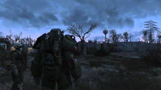 Fallout4 Settlers and Provisioners Stealing Power Armor [upl. by Nnaitak]