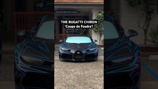 300K paint on this unique Bugatti Chiron Super Sport ‘Coupe de Foudre’ 💙 [upl. by Ahsinawt]