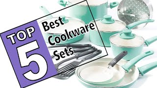 💜Best Cookware Sets Review  2020 Amazon Buying Guide [upl. by Nylqcaj]