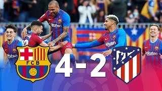 Barcelona vs Atletico Madrid 42 La Liga 2022  MATCH REVIEW [upl. by Ivgnout]