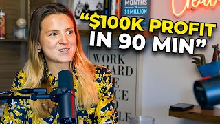 How I Profit 100K Per Month With 90 Minutes Of Content  Lauren Tickner [upl. by Roselia]