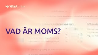 Vad är moms [upl. by Urson]