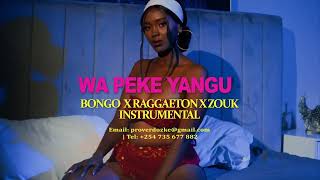 quotWa peke yanguquot Bongo X Raggaeton X Zouk Instrumental Jay Melody Type Beat [upl. by Popper757]