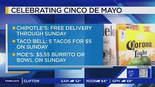 Chipotle Taco Bell offer deals for Cinco de Mayo [upl. by Acsisnarf942]