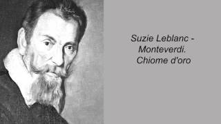 Suzie Leblanc Monteverdi Chiome doro [upl. by Bennir524]