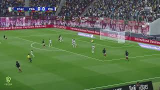 Francia vs Polonia Resumen Goles  EUROCOPA 2024  eFootball PES 2021 [upl. by Asikal]