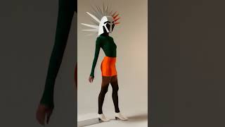 Futuristic Fractal Fashion Show  Minimalist and Innovative Designs shorts [upl. by Ian]