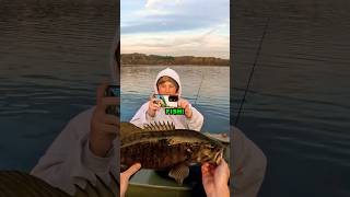 5LB BASS on Crank Bait smallmouthbass fishing crankbait 6thsensefishing [upl. by Inaliel]