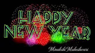 Happy New Year 2024 whatsup status Happy new year status video happynewyearstatus hello2024 [upl. by Neitsirk]