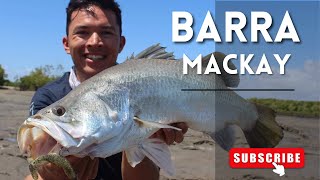 Saltwater Barramundi Fishing Mackay  Episode 24 [upl. by Hsinam]