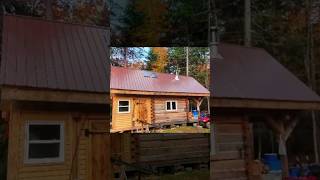 shorts Dovetail Log Cabin Full Build in One Minute [upl. by Emmeram224]