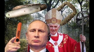 METAL DETECTING WITH PUTIN AND THE POPE silver knife found FINDERS BEEPERS HISTORY SEEKERS [upl. by Khajeh]