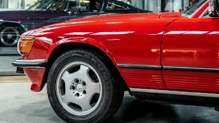 1989 MercedesBenz 560 SL in body R107 powerful roadster [upl. by Fannie84]