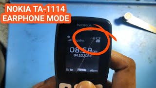 Nokia Earphone Mode Solution  Nokia Auto Headphone Problem Fix  Nokia TA 1114 [upl. by Motteo]