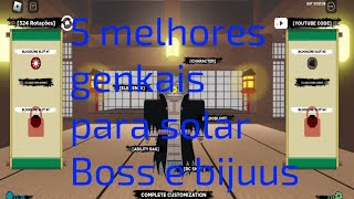 5 melhores genkais pra solar Boss e Bijuus atualizadoshindo life [upl. by Poland]