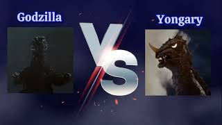 Godzilla Vs Yongary Fight Battle In CapCut [upl. by Laurent]