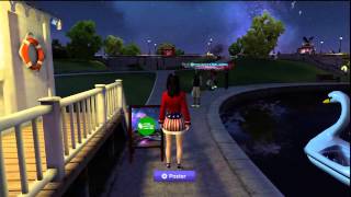 Playstation Home Acorn Meadows Park July 4 fireworks [upl. by Eneroc833]