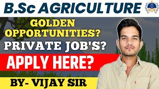 AFTER BSc AGRICULTURE PRIVATE JOBS  AGRICULTURE ALL PRIVATE JOBS join privatejobs agriculture [upl. by Hedwig]