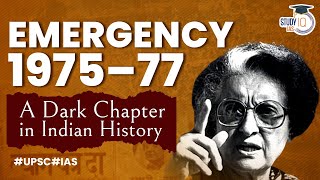 Emergency in India 19751977  The Dark Era under Indira Gandhi  Emergency History [upl. by Atthia]