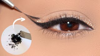 How To Quickly Convert Any Eyeshadow into Eyeliner [upl. by Proudlove721]