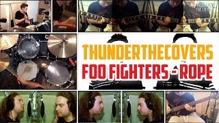 Foo Fighters  Rope cover  Thunder The Covers [upl. by Arbmahs]